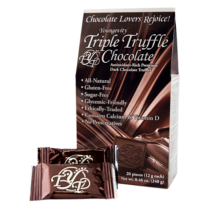 HEALTHY TRIPLE TRUFFLE CHOCOLATE