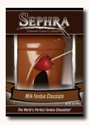 Sephra Belgian Milk Chocolate for your fondue fountain